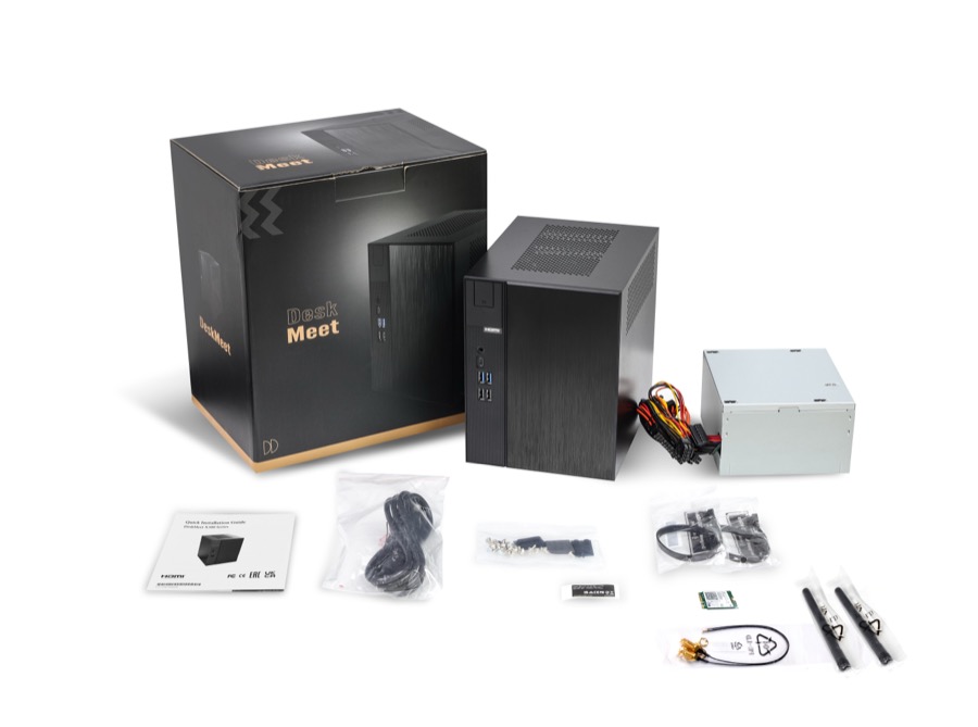 ASRock DeskMeet X600 Series Barebone mini PC , Supports AMD Socket AM5 Ryzen™ 9000&8000&7000 Series Processors, up to 65W, support 4 x DDR5 DIMMs, up to 7200+ MHz (OC), 256GB Memory.